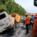 Imbas kecelakaan maut di Jalan Tol Jakarta-Cikampek KM 58, kebijakan contraflow dihentikan /Foto: Akun Media Sosial X, @BolaBolaAja