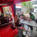 Mitra driver Gojek mengikuti program swadaya perawatan kendaraan. Melalui program ini Gojek memberikan potongan harga bagi kendaraan para mitra untuk kenyamanan dan keamanan mudik. Foto/dok for TM