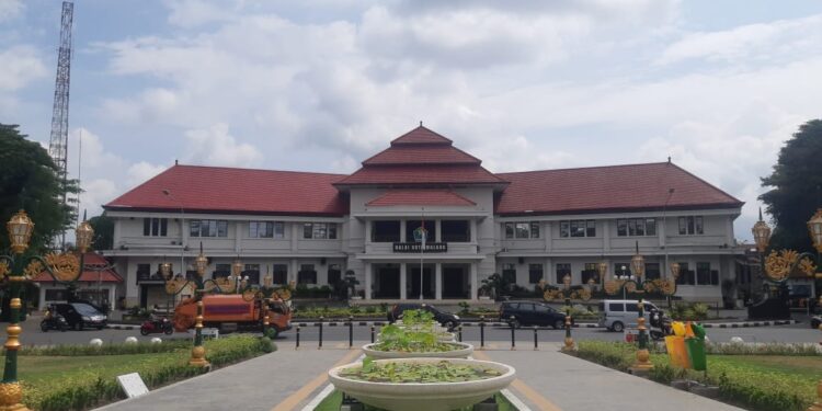 Balai Kota Malang sebagai pusat pemerintahan di Kota Malang. (Foto/M Sholeh)