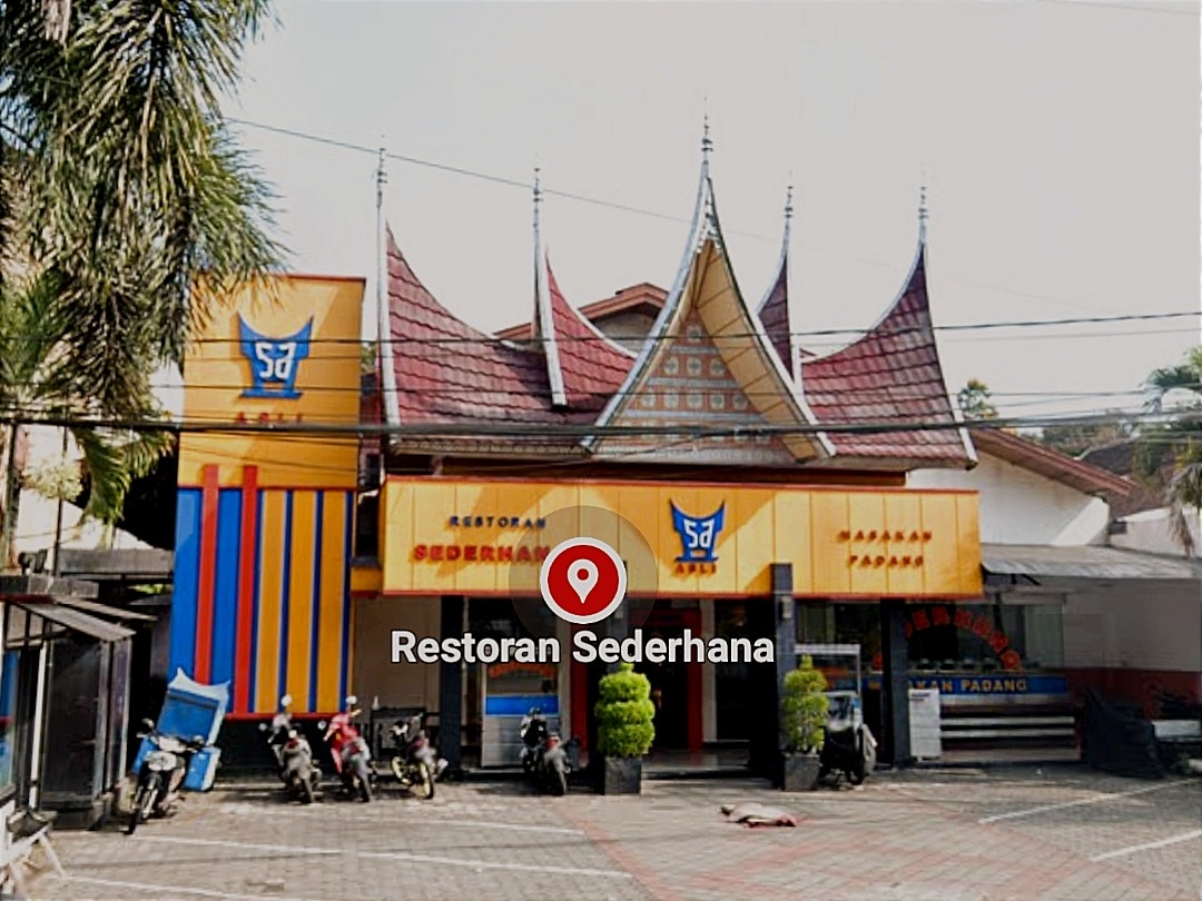 RM Sederhana jadi rekomendasi restoran padang terdekat di Malang yang tetap buka selama lebaran. Foto: Google Maps