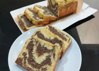 cara buat marble cake