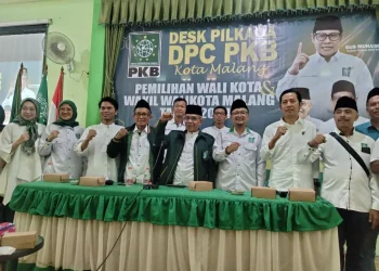 DPC PKB Kota Malang membuka pendaftaran bakal calon Wali Kota Malang 2024. (Foto/M Sholeh)