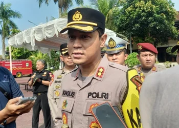 Kapolres Malang, AKBP Putu Kholis Aryana, saat memetakan titik rawan macet di Kabupaten Malang saat lebaran. Foto: Aisyah Nawangsari Putri