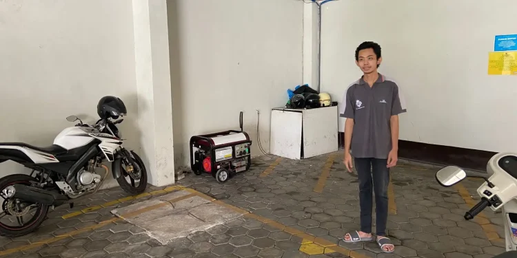 Lokasi aksi pencurian motor di rumah kos di Kota Malang. (Foto/M Sholeh)