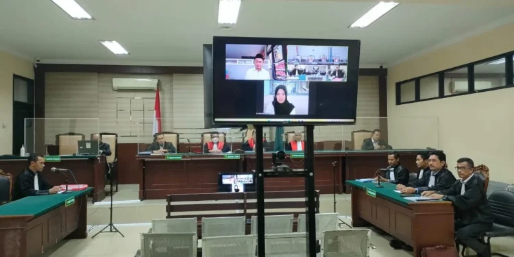 Suasana sidang tindak pidana korupsi Puskesmas Bumiaji di Kota Batu di Pengadilan Tipikor Surabaya, Selasa (2/4/2024). Foto: Kejari Kota Batu