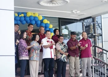 Kunjungan kerja Direktur Jenderal Hak Asasi Manusia dan Pimpinan UPT Kemenkumham Jawa Timur ke PT Taspen Cabang Malang untuk memperkuat sinergi dalam pelayanan ramah HAM. Foto/dok for TM