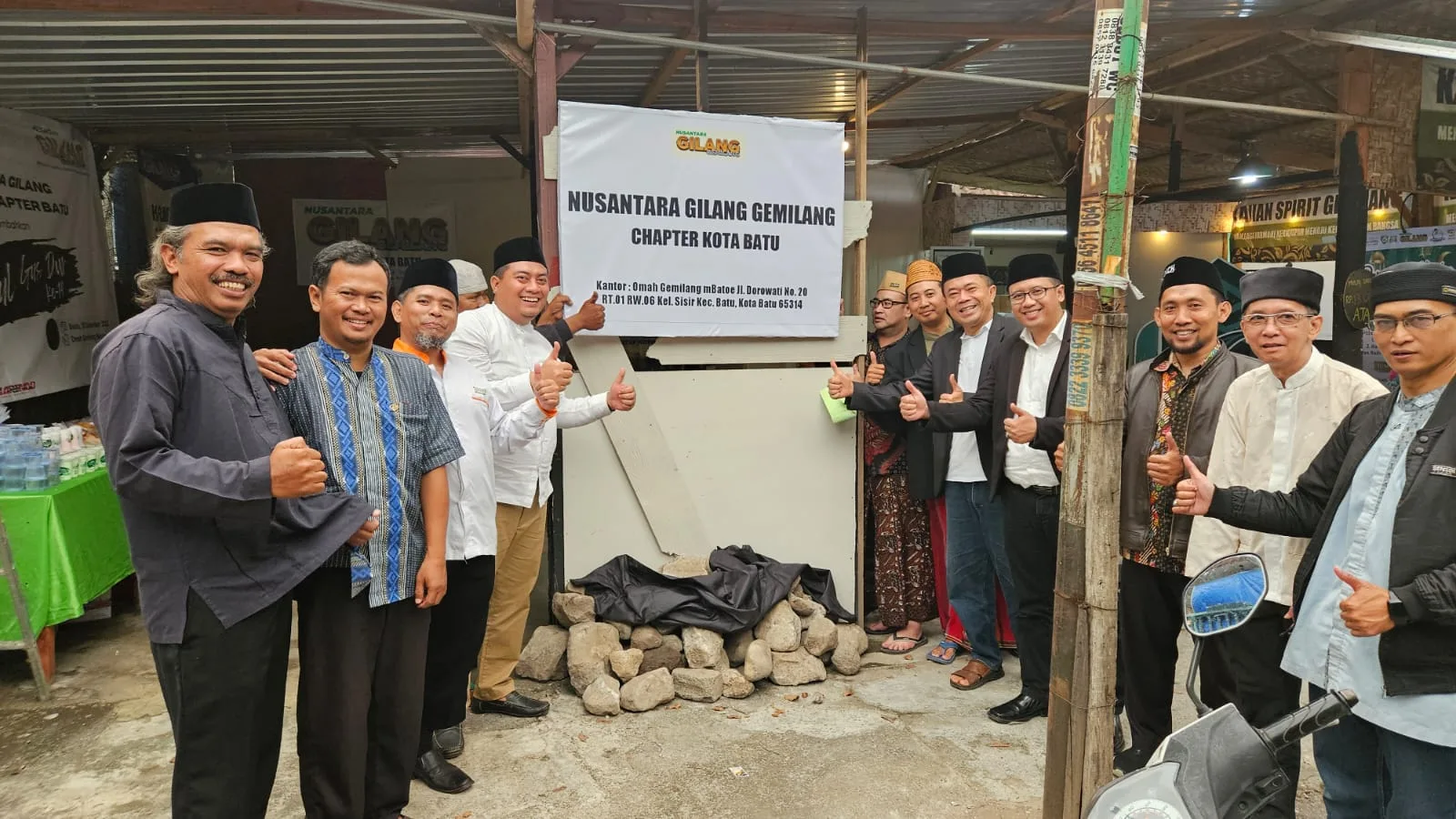 Peresmian NGG Chapter Kota Batu dihadiri ulama, profesional, budayawan, musisi sebagai potret keberagaman Indonesia. Foto/dok for TM