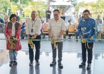 Kartika Wirjoatmodjo, Wakil Menteri BUMN saat meresmikan gedung baru Pegadaian berkonsep Green Building pada Selasa (07/05/2024). Foto/dok pegadaian
