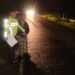 Olah TKP kecelakaan oleh pasutri asal Kota Batu di Pujon. Foto/Gakkum Laka Lantas Polres Batu