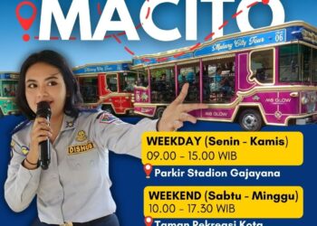 Jadwal Bus Macito atau Malang City Tour /Foto: instagram.com/dishubmalangkota