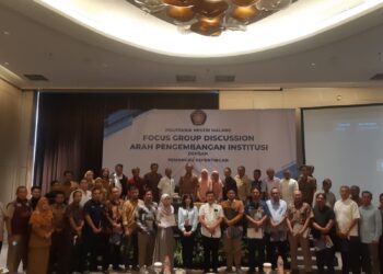 FGD Arah Pengembangan Insitusi yang diselenggarakan Polinema. (Foto/M Sholeh)