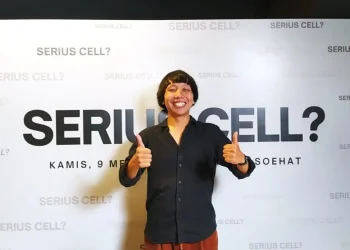 Influencer Rizky Boncell deklarasi maju N2. (Foto/M Sholeh)