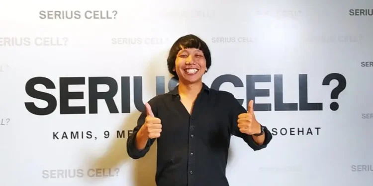 Influencer Rizky Boncell deklarasi maju N2. (Foto/M Sholeh)
