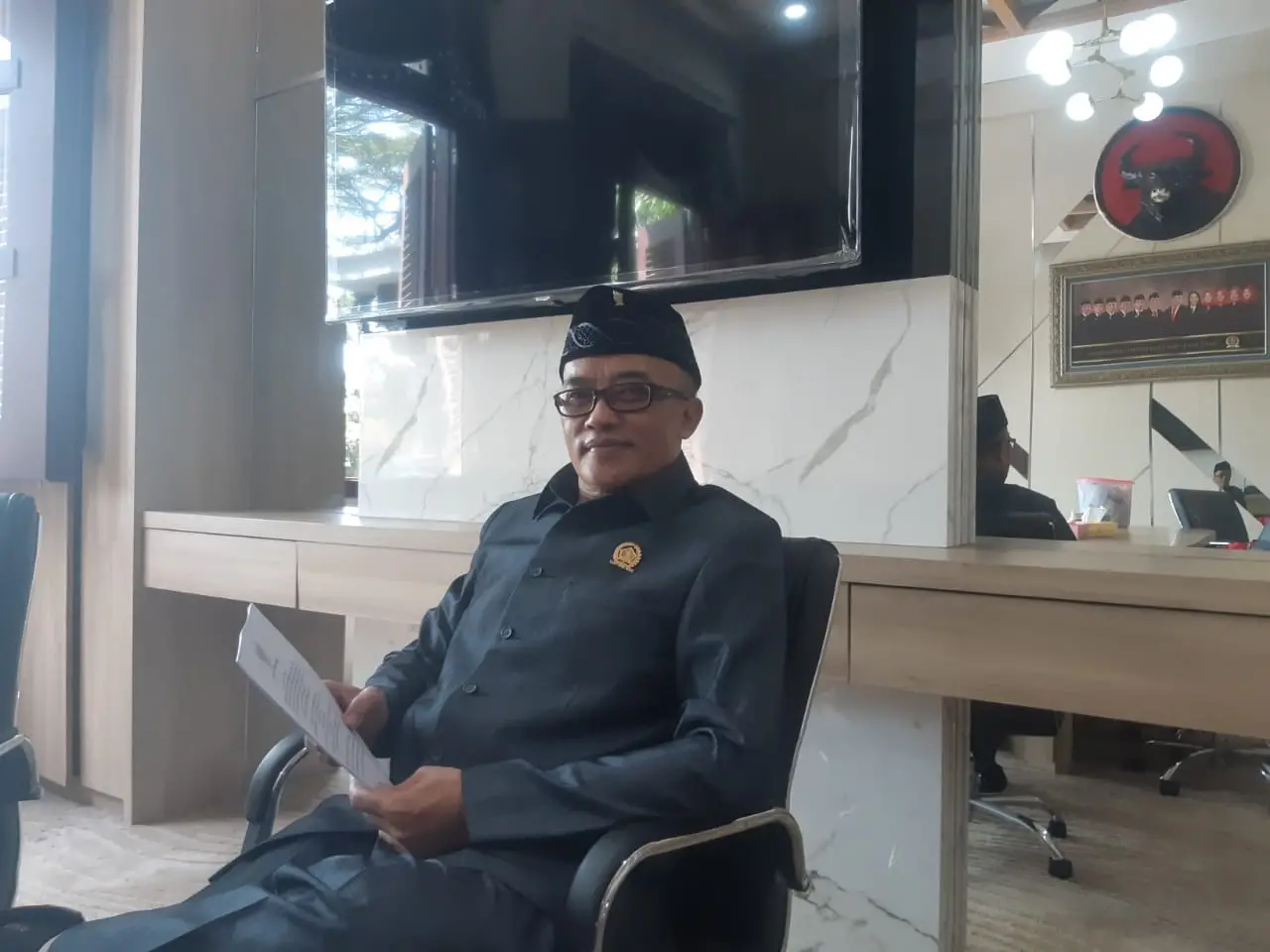 Ketua Fraksi PDI Perjuangan DPRD Kota Malang, Eko Herdiyanto. (Foto/M Sholeh)