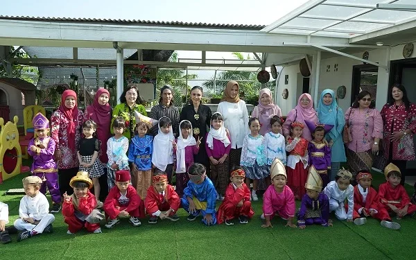 Ulang tahun PAUD Cahaya Permata Abadi dengan ‘Gebyar Gelar Karya P5’. Foto/ dok for TM
