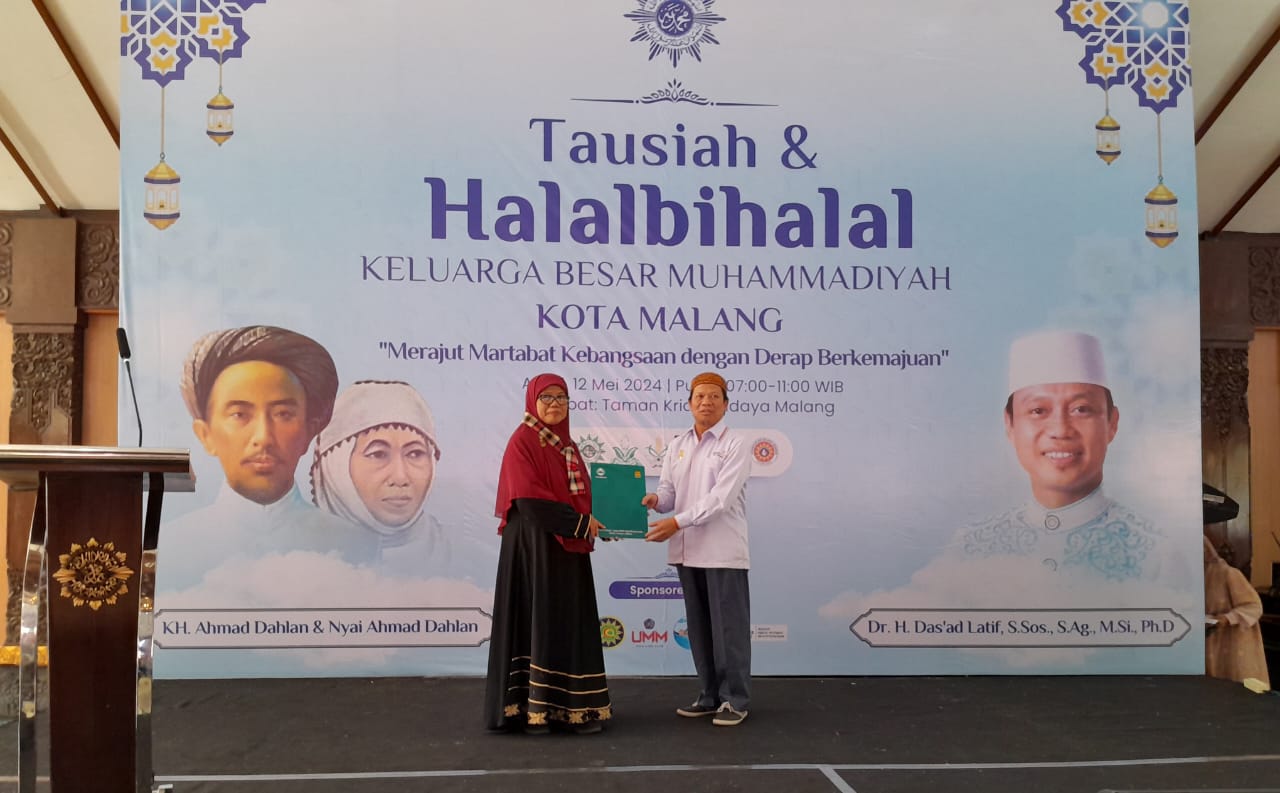 Halal bihalal PD Muhammadiyah Kota Malang.