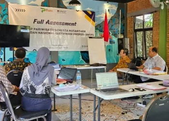 Penjajakan kerjasama LSP Paresta dengan BPSN untuk mendorong pekerja wisata memilki sertifikasi. Foto: Dok. Istimewa