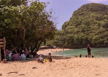Cocok untuk Kemah, Ini Keindahan Pantai Watu Leter Malang
