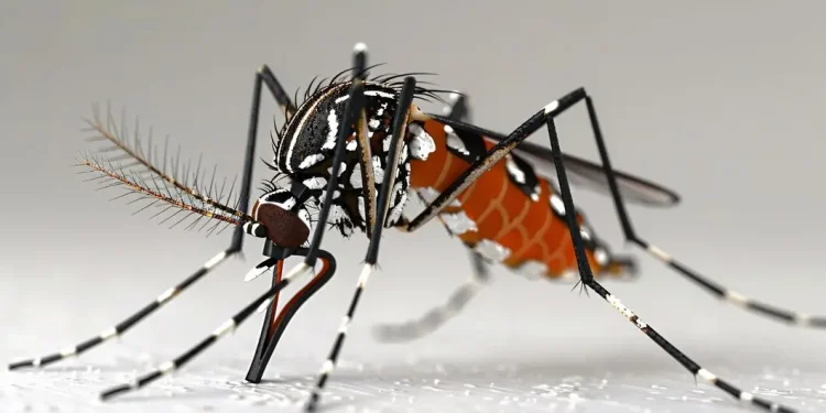 Ilustrasi data sebaran DB di Kota Batu. Ini adalah nyamuk penyebar virus DB. Foto: Freepik