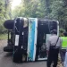Bus terguling di Balekambang akibat tak kuat menanjak. Foto: Polsek Bantur
