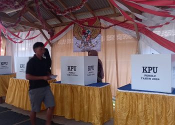 Pelaksanaan Pemilu 2024 di Kabupaten Malang sebagai ilustrasi pelaporan Gus Ali. Foto: Aisyah Nawangsari Putri