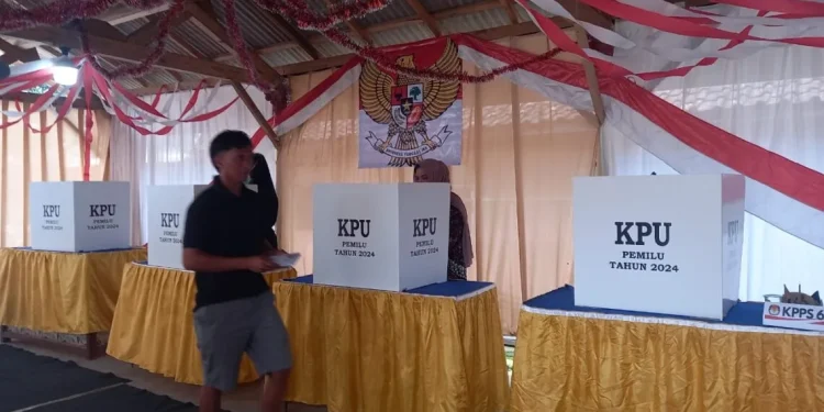 Pelaksanaan Pemilu 2024 di Kabupaten Malang sebagai ilustrasi pelaporan Gus Ali. Foto: Aisyah Nawangsari Putri