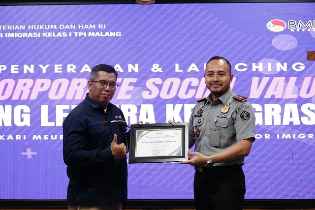  Peresmian Lentera Keimigrasian dan Community Watch. Foto/dok Kantor Imigrasi