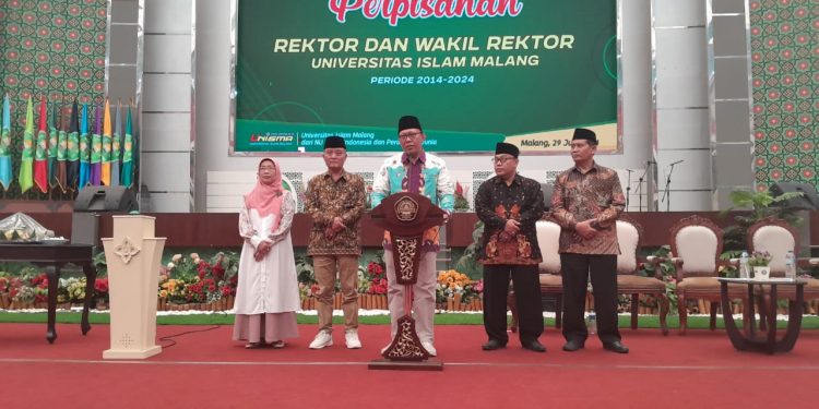 Purna tugas setelah 10 tahun pengabdian, Rektor Unisma, Prof. Maskuri ungkap kunci keberhasilan membangun kampus /Foto: Tugumalang.id/Bagus Rachmad Saputra.