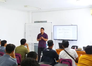 Suasana pelatihan sertifikasi BNSP Juleha di Kampus Fakultas Vokasi UMM. Foto: Azmy
