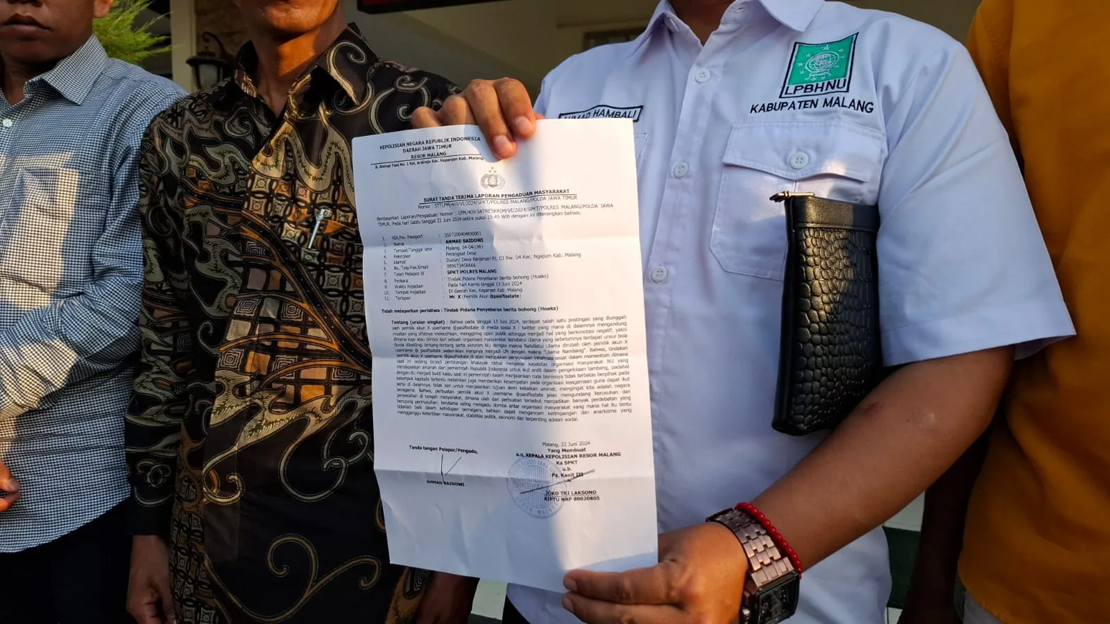 Surat laporan