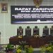Rapat paripurna penyampaian jawaban Wali Kota terhadap pandangan umum fraksi atas ranperda RPJPD 2024-2045. (Foto/M Sholeh)