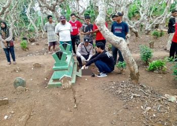 Lokasi penemuan jasad bayi perempuan di Ngajum. Foto: Polres Malang