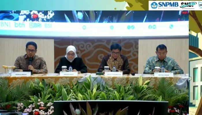Konferensi Pers pengumuman hasil SNBT 2024 yang digelar panitia SNPMB Kemendikbudristek/Foto: Tangkapan layar kanal YouTube SNPMB BPPP
