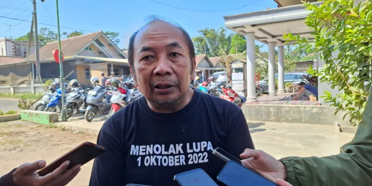 Pembina Yayasan Keadilan Tragedi Kanjuruhan, Nuri Hidayat. Foto: Aisyah Nawangsari Putri
