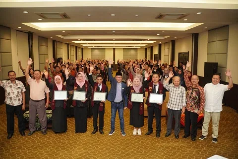 Rektor UIBU Malang, Dr. Nurcholis Sunuyeko, M.Si ajak guru Indonesia tingkatkan kepedulian di era digital/Foto: dok. UIBU Malang for Tugu Media Group