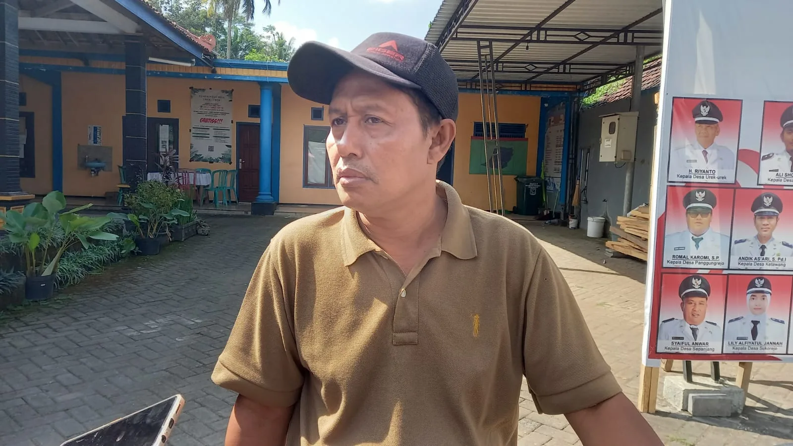 Pelajar SMK tewas, Perangkat Desa Urek-urek, Sulaiman Arif. Foto: Aisyah Nawangsari Putri