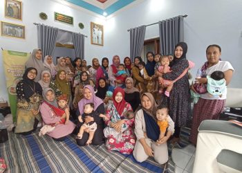 Program pengabdian masyarakat Qaryah Toyyibah UIN Malang di Desa Pandansari Lor, Kecamatan Jabung. Foto/UIN Malang