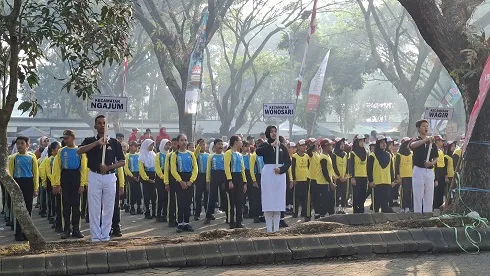 Kontingen dari Kecamatan Ngajum, Wonosari, dan Wagir. Foto: Aisyah Nawangsari Putri