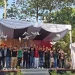 Pelepasan merpati sebagai tanda pembukaan Tarkam Kemenpora 2024. Foto: Aisyah Nawangsari Putri