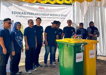 Kegiatan edukasi prilaku hidup bersih dan sehat oleh PT. HM Sampoerna Tbk. Foto/dok for TM