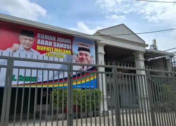 Rumah Juang Abah Sanusi di Jalan Langsep Kota Malang. Foto: Aisyah Nawangsari Putri