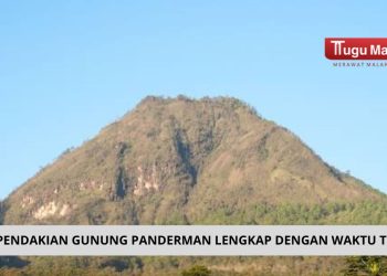 Informasi jalur pendakian Gunung Arjuno lengkap dengan waktu tempuh yang dapat menjadi referensi bagi para pendaki /Foto: Google Maps Gunung Panderman.