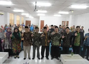 LP Ma'arif NU Kota Malang berkolaborasi dengan FIA Universitas Brawijaya gelar kegiatan Bimtek Manajemen Perpustakaan Digital Madrasah /Foto: dok. LP Ma'arif NU Kota Malang.