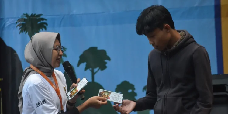 Pengunjung berkesempatan memenangkan kupon makan gratis dan camping gratis. Foto: dok.