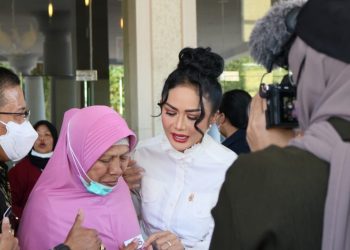 Krisdayanti menjadi salah satu sosok kuat yang akan diusung oleh PDIP di Pilkada 2024 Kota Batu. Foto: Azmy