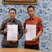 Plt Direktur RSUD Kanjuruhan, dr Bobi Prabowo (kiri) dan CEO PT Okejek Kreasi Indonesia, Yusuf Budiman Raharjo (kanan). Foto: Aisyah Nawangsari Putri