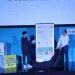 Hans Patuwo, Chief Operating Officer GoTo, dan Haryanto Tanjo, Head of Merchant Services GoTo Financial pada acara peluncuran Aplikasi GoPay Merchant. Foto/dok GoPay