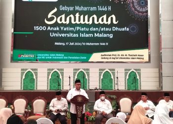 Unisma beri santunan pada 1500 anak yatim dan dhuafa