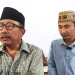 Pengasuh Ponpes Al Hikam Kota Malang, KH Muhammad Nafi' dalam acara Syawir Tematik Siyasah di Perpustakaan Hasyim Muzadi Corner, Al Hikam Kota Malang. (Foto/M Sholeh)