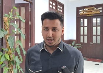 Sekretaris DPC Partai Gerindra Kota Malang, Rimzah. (Foto/M Sholeh)